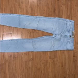 Hollister Jean legging 3Short light blue